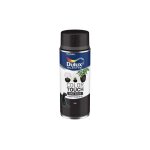Peinture a�rosol color touch effet sabl� dulux valentine noir mat 400 ml
