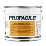 Peinture blanc mat intérieur murs et plafonds, 2 en 1, impression et finition profacile 10 litres Peinture blanc mat intérieur murs et plafonds, 2 en 1, impression et finition profacile 10 litres