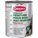 Peinture pour bois ext?rieur opaque - finition mate owatrol bois color vert basque ral 6005 2. 5 litres ...
