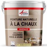 Peinture chaux naturelle : d�coration int�rieure sans �manation nuances minerales chaux fenugrec jaune ...