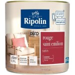 Peinture de couleur murale int�rieur mat rouge profond 0. 5l ripolin