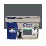 Peinture dcoration finition crme de couleur satin gris anthracite 2. 5l dulux valentine