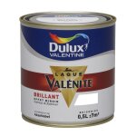 Peinture dulux valentine laque valnite brillant blanc 0, 5l