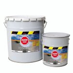 Peinture epoxy garage sol atelier local commercial magasin revepoxy garage noir graphite ral 9011 kit ...