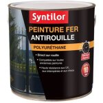 Peinture ext?rieure fer antirouille noir mat syntilor 1 5l
