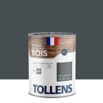 Peinture extrieure bois tollens satin gris anthracite 5l
