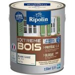 Peinture extreme bois - blanc cass ral 1013 satin - ripolin - 2. 5 l
