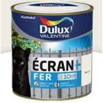 Peinture fer antirouille dulux valentine ecran + blanc brillant 0 5l