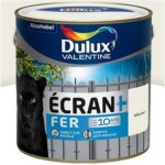 Peinture fer antirouille dulux valentine ecran + blanc brillant 2l