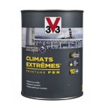 Peinture fer climats extrmes brillant noir pot 0. 25l
