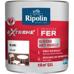 Peinture fer ext�rieur ripolin extr�me brillant blanc 0, 5l