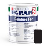 Peinture fer professionnelle, satin, peinture opacifiante, sans odeur, antirouille, prot�ge, d�core int�rieur, ...