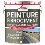 Peinture fibro ciment pour encapsulage support amiante / plomb : arcacover amiante blanc 10 l Peinture fibro ciment pour encapsulage support amiante / plomb : arcacover amiante blanc 10 l