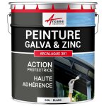 Peinture galva zinc toiture goutti�re blanc - ral 9003 0. 5 l