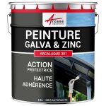 Peinture galva zinc toiture goutti�re gris anthracite - ral 7016 2. 5 l