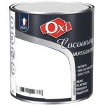 Peinture d'int�rieur monocouche pour murs & boiseries oxi cocooning murs & boiseries satin blanc 0. 5 ...