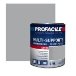 Peinture intrieure multi - supports, profacile 0. 5 litre gris ciment