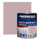 Peinture intrieure multi - supports, profacile 0. 5 litre rose antique