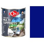 Peinture multi supports bois fer alu galva zinc pvc mtaux bleu vif 2. 5l oxi direct sans sous couche ...