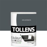 Peinture murs et boiseries tollens gris anthracite satin 0 75l Peinture murs et boiseries tollens gris anthracite satin 0 75l