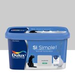Peinture toutes pi�ces dulux valentine si simple ! satin le gris clair 2, 5l