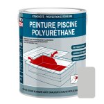 Peinture piscine b�ton, peinture polyur�thane pour piscine et bassin, �tanche et souple, b�ton, enduit, ...
