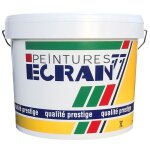Peinture professionnelle alkyde, mat, murs et plafonds, mat hydro - ecran 77 15 litres blanc