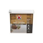 Peinture de rnovation v33 pour sol carrelage satin blanc 750ml