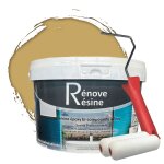 Peinture rsine multisupport intrieur pour faence, carrelage, douche, baignoire 5m - ral 1002 jaune ...