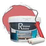 Peinture rsine multisupport intrieur pour faence, carrelage, douche, baignoire 5m - ral 3014 vieux ...