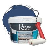 Peinture rsine multisupport intrieur pour faence, carrelage, douche, baignoire 5m - ral 5000 bleu ...