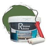 Peinture rsine multisupport intrieur pour faence, carrelage, douche, baignoire 5m - ral 6011 vert ...
