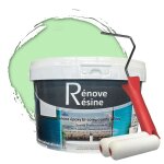 Peinture rsine multisupport intrieur pour faence, carrelage, douche, baignoire 5m - ral 6019 vert ...