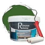 Peinture rsine multisupport intrieur pour faence, carrelage, douche, baignoire 5m - ral 6025 vert ...
