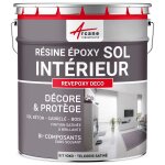 Peinture sol - r�sine epoxy : peinture pour sol salon, cuisine, salle de bains - effet miroir - revepoxy ...