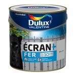 Peinture spciale fer dulux valentine ecran + fer brillant gris franc 2 l