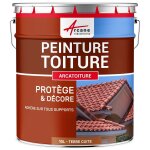 Peinture toiture tuile ciment terre cuite terre cuite - ral 8023 10 l
