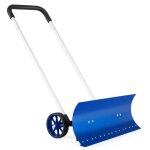 Pelle à neige en aluminium costway - lame bidirectionnelle 95cm inclinée à 15 - poignée en `uâ¿ réglable ... Pelle à neige en aluminium costway - lame bidirectionnelle 95cm inclinée à 15 - poignée en `uâ¿ réglable ...