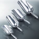 Pelle a th portable en alliage d'aluminium, ustensile multi - usage, pour la glace, la farine et le ...