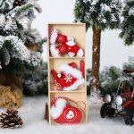 Pendentif arbre de nol, mini gants et chaussettes mignons, vtements, coffret cadeau, accessoires, nol, ...