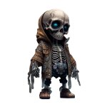 Pendentif cool skeleton figures, statue mignonne de 8 cm, statue commmorative de squelette, sculpture ...