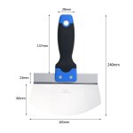 Penggong ¿ seau en acier inoxydable, pelle en forme d'arc, couteau à mastic, grattoir, outil à main ... Penggong ¿ seau en acier inoxydable, pelle en forme d'arc, couteau à mastic, grattoir, outil à main ...