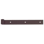 Penture droite en acier noir cataphor�se - longueur 400 mm torbel
