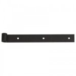 Penture droite en acier noir cataphor�se - longueur 500 mm torbel