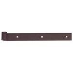Penture droite en acier noir cataphor�se - longueur 700 mm torbel