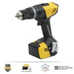Perceuse percussion 18 v avec 2 batteries 4, 0ah - energydrill - 18vp40n peugeot