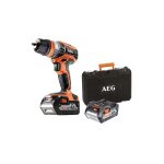 Perceuse à percussion aeg pro - bsb18c2x - 402c - 18v - 2 batteries 4, 0 ah - 1 chargeur Perceuse à percussion aeg pro - bsb18c2x - 402c - 18v - 2 batteries 4, 0 ah - 1 chargeur
