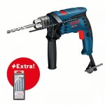 Perceuse � percussion bosch gsb 13 re + forets + coffret transport