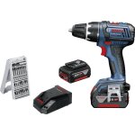 Perceuse � percussion sans fil bosch bleu gsr18v - li 18v - 4ah