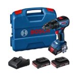 Perceuse � percussion sans fil bosch gsr 18v - 50; 18 v; 3x2 0 ah accu.